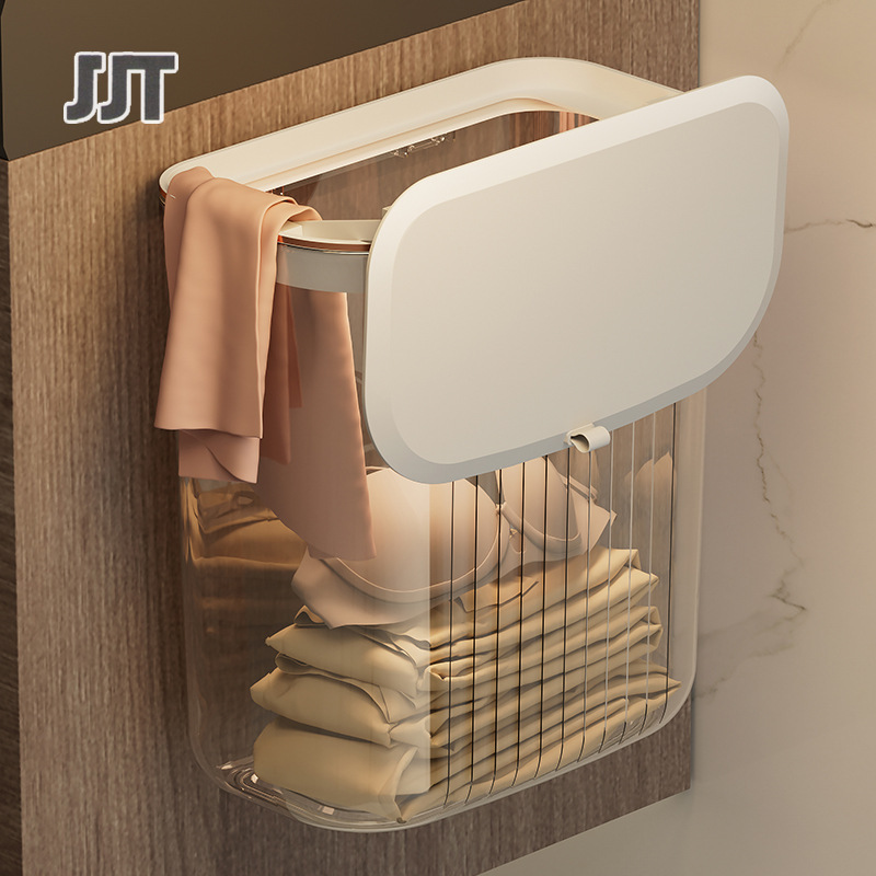 JJT [Miễn Phí Vận Chuyển]Thùng rác hộp lưu trữ có thể được sử dụng như một hộp lưu trữ hộ gia đình treo tường rác nhà bếp có thể dung tích lớn Thùng rác nhà vệ sinh thùng rác có thể Thùng rác với nắp