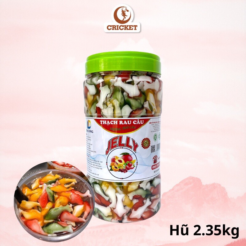 Thạch Rau Câu 3D Trái Cây Đại Long 2.5kg