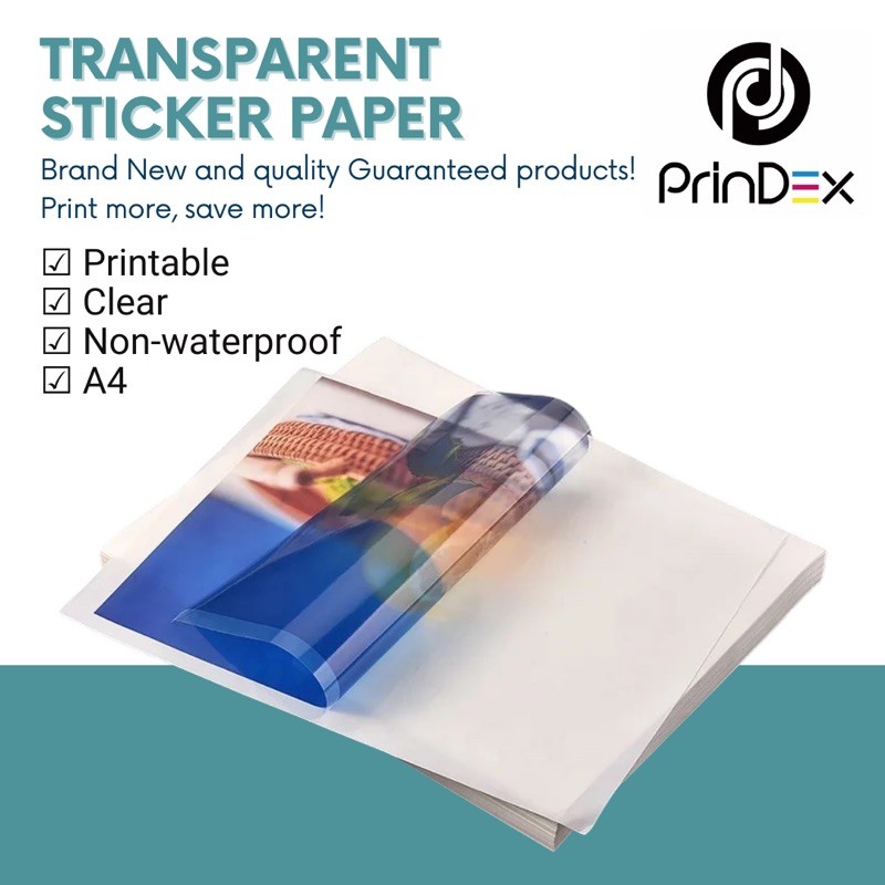 How To Print White On Clear Sticker Paper