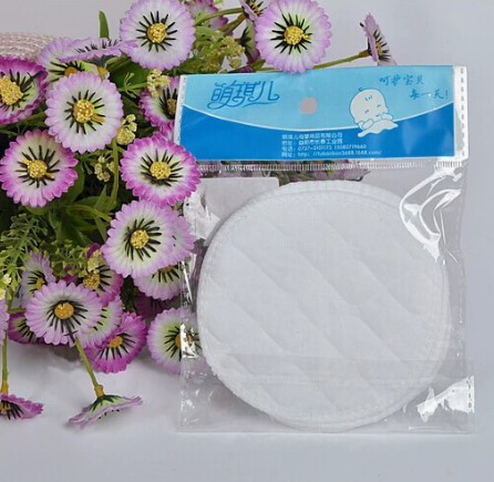 4-Pcs Breathable Postpartum Hermetic Breast Pads for Breastfeeding Monolithic Breast Pads, thin three Leyar Breast Pad.