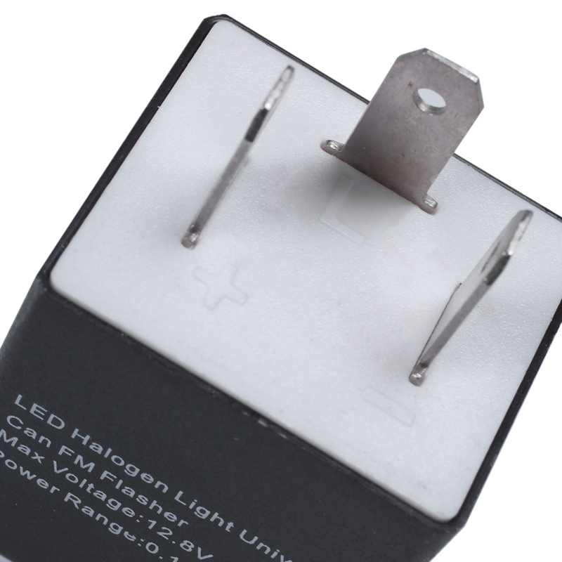 Motorcycle 3 Pin Adjustable Electronic Led Flasher Relay For Car Turn Signal Blinker Light