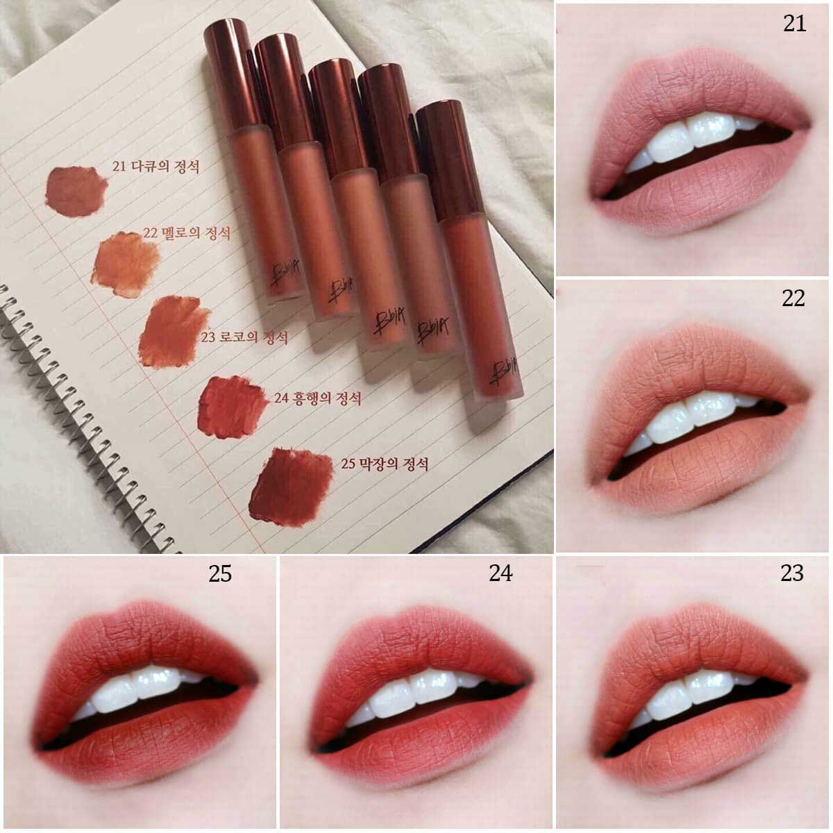 Son Kem Lì BBia Last Velvet Lip Tint Version 5