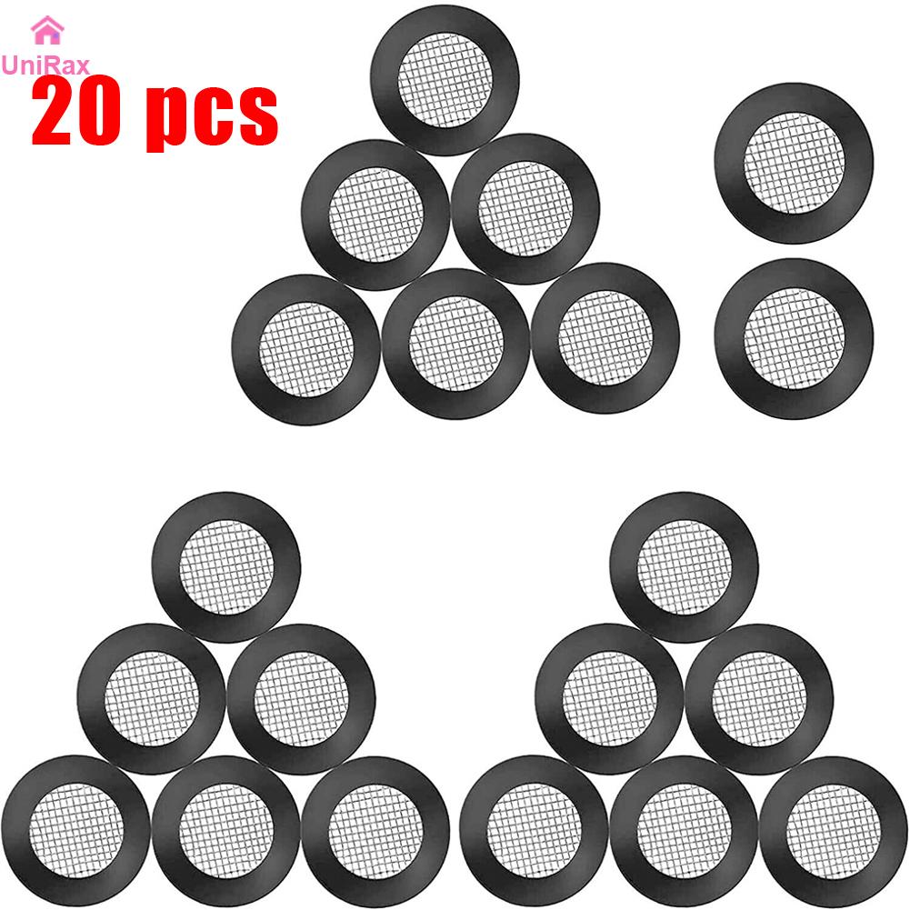 Hose Gasket Rubber Washer 20pcs Accessories Filter Net For 1/ 2in Tap Head