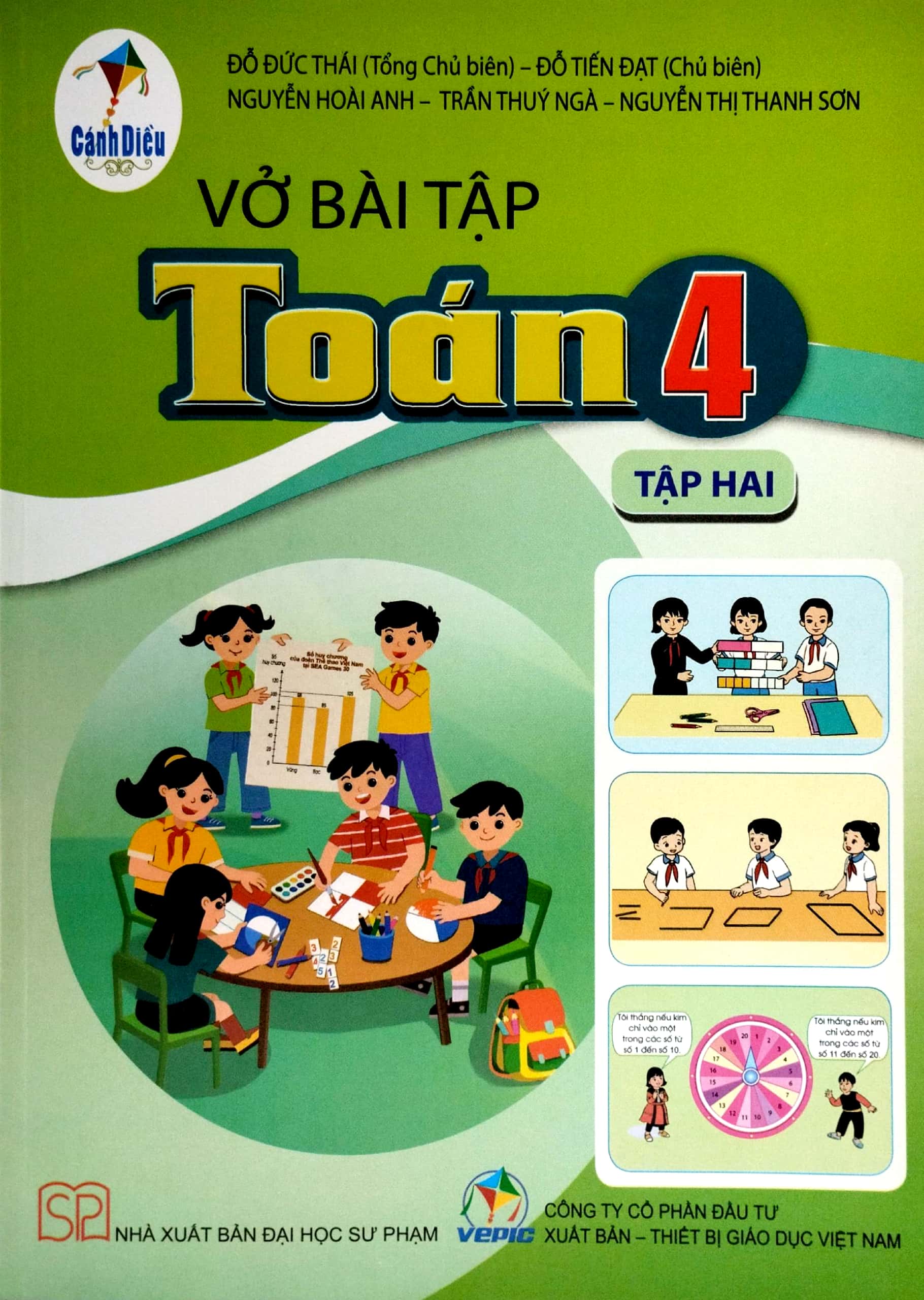 Sách Fahasa - Vở Bài Tập Toán 4 - Tập 2 (Cánh Diều) (2023)