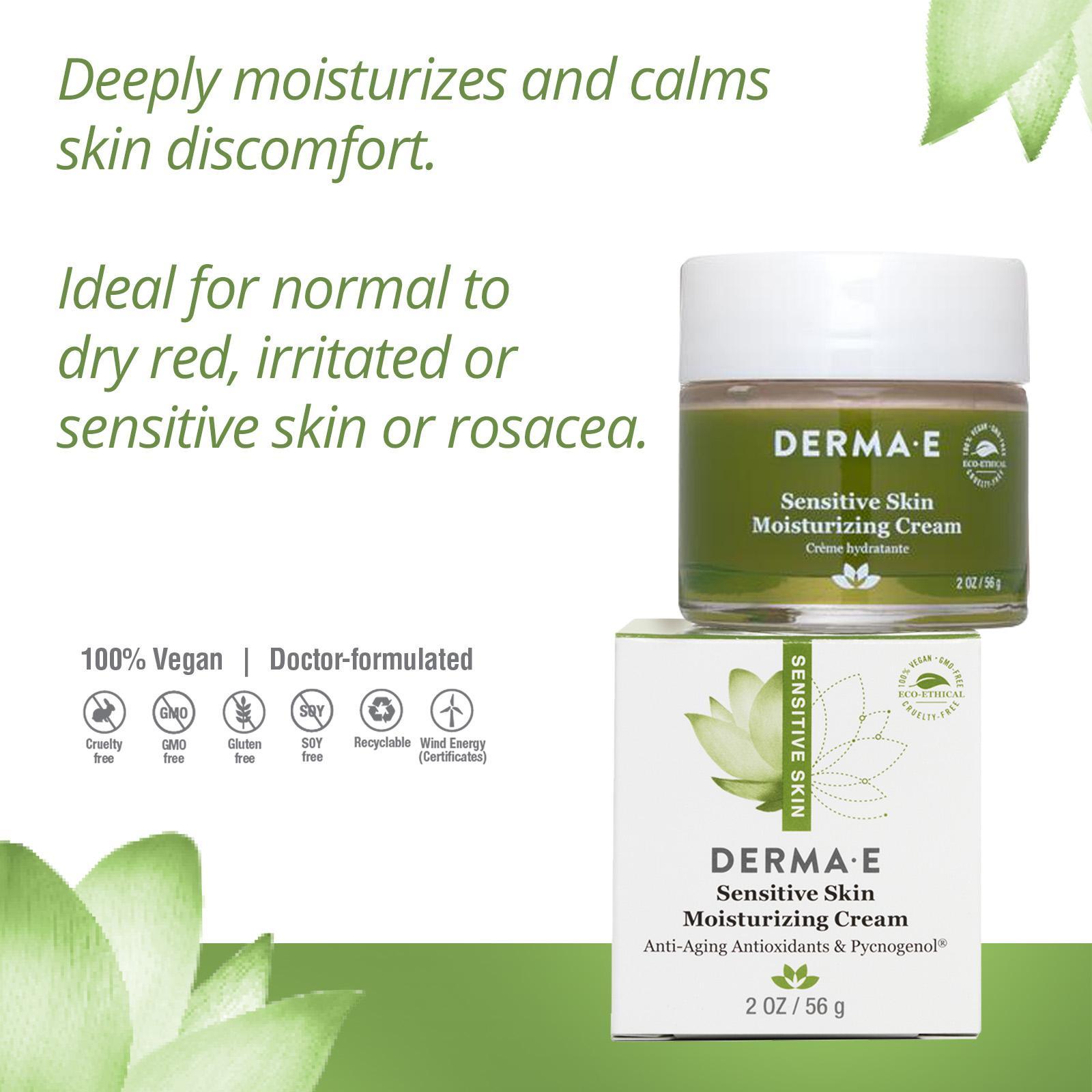 derma e sensitive skin moisturizing cream