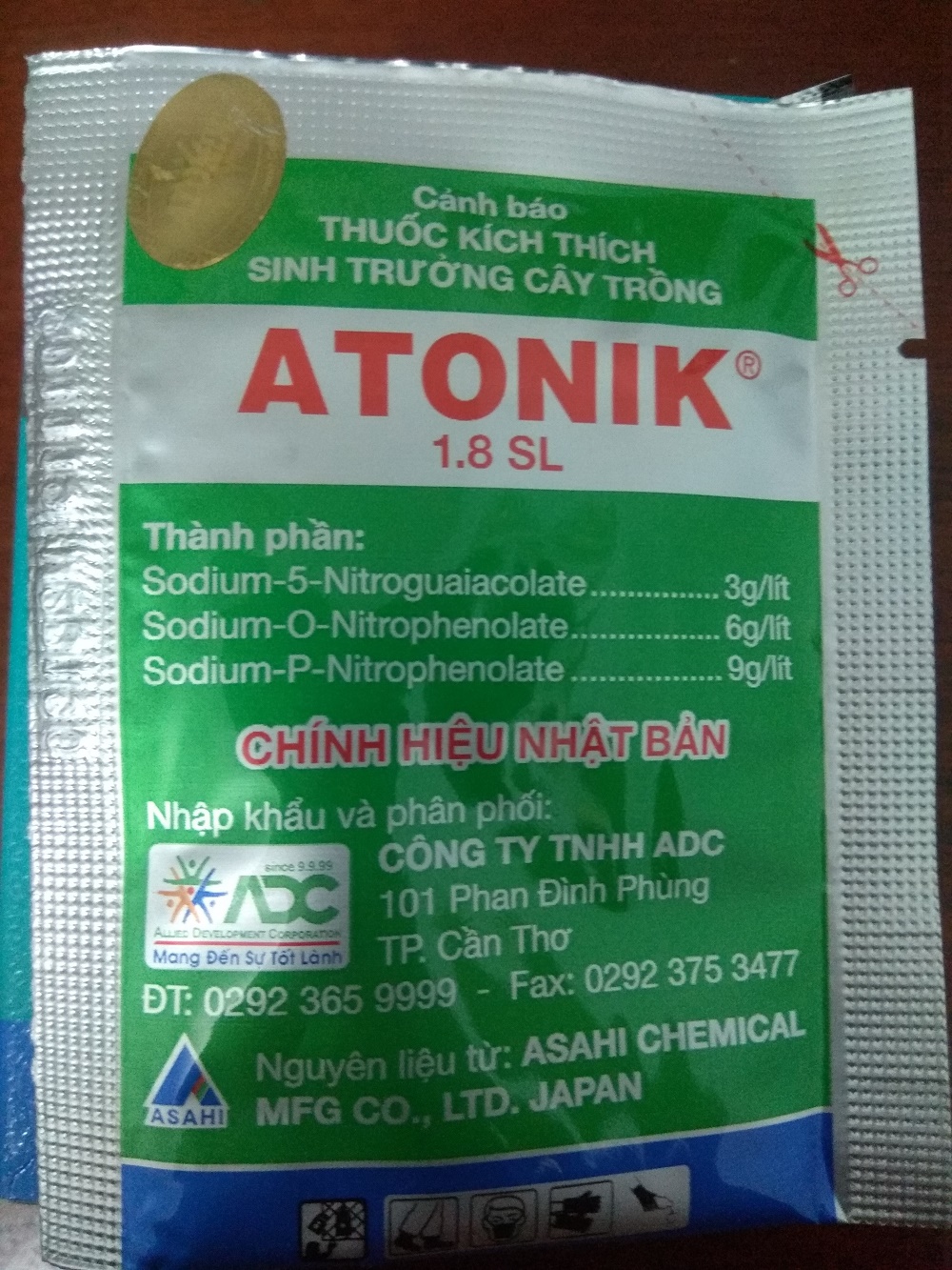ATONIK-Kích thích tăng trưởng cây trồng - gói 10ml