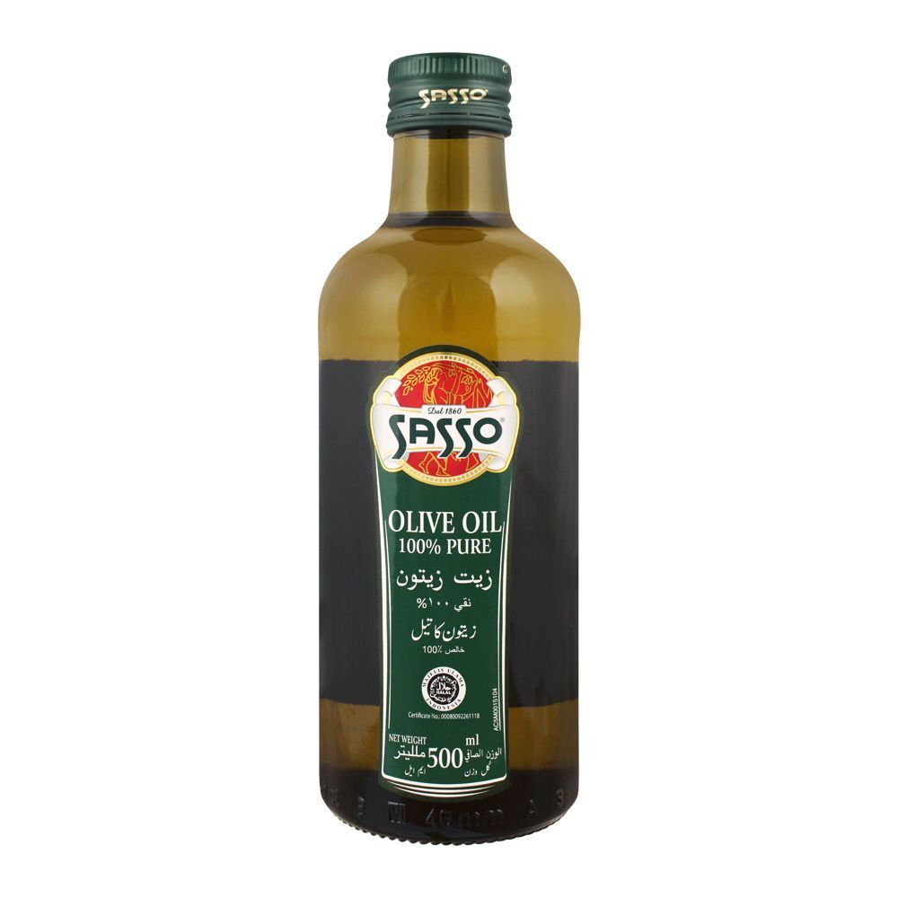 SASSO OLIVE OIL BOTTLE 500 ML(𝐢𝐦𝐩𝐨𝐫𝐭𝐞𝐝 & 𝐨𝐫𝐢𝐠𝐧𝐚𝐥) | Daraz.pk