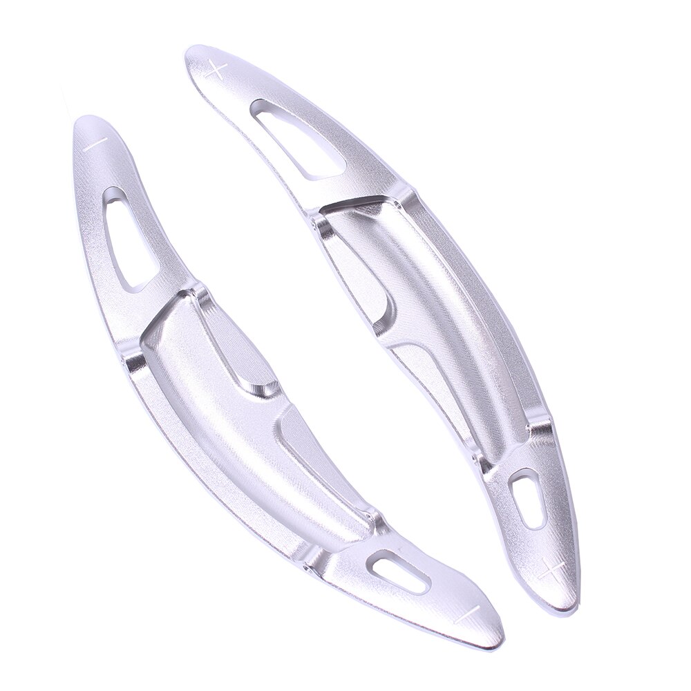2 Pcs Aluminum Car Steering Wheel Shift Paddle Extension For Porsche Panamera Macan Cayenne 92A 911 Gear Extend Shifters Sticker
