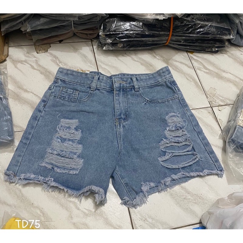 Quần Sooc bò rách, Quần Short Jean Đủ Size SML