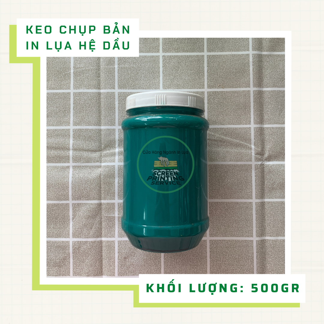 Keo xanh chụp bản hệ dầu