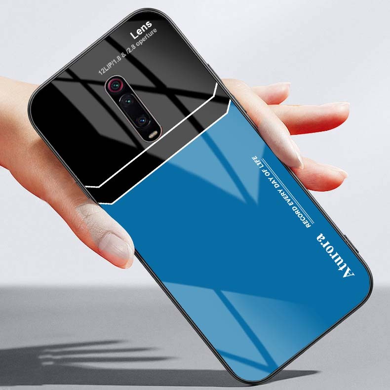 Ốp lưng xiaomi redmi k20, k20 pro, mi9t, mi9t pro mặt lưng kính cường lực sáng bóng