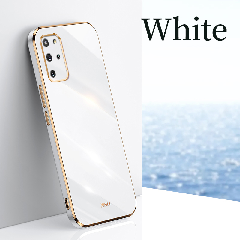 YBD Plating phone Case For Samsung Galaxy S10 Plus S20 Plus S20FE S20 Ultra Casing Precise Camera Protection cases Luxury Straight Edge Cover