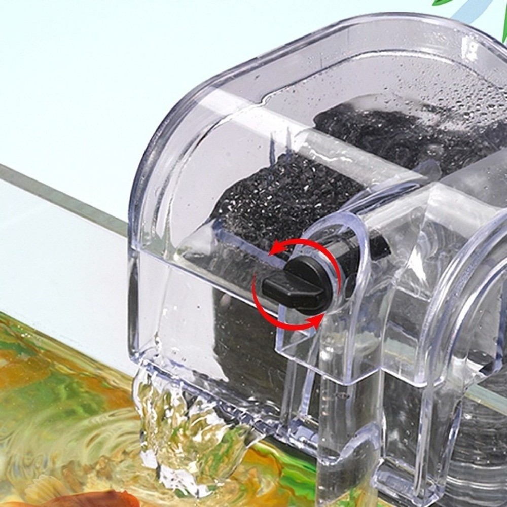 Waterfall Type Silent Operation Aquarium Filter EU/US Plug Circulation ...
