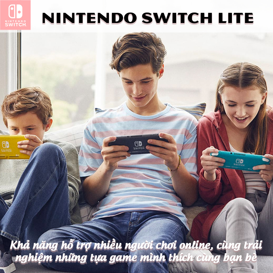 Máy chơi game Nintendo Switch Lite - Màu Cool Blue