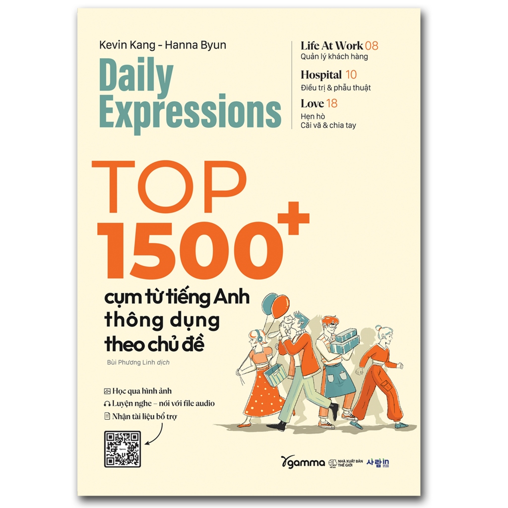 Sách - top 1500+ cụm từ tiếng anh thông dụng theo chủ đề