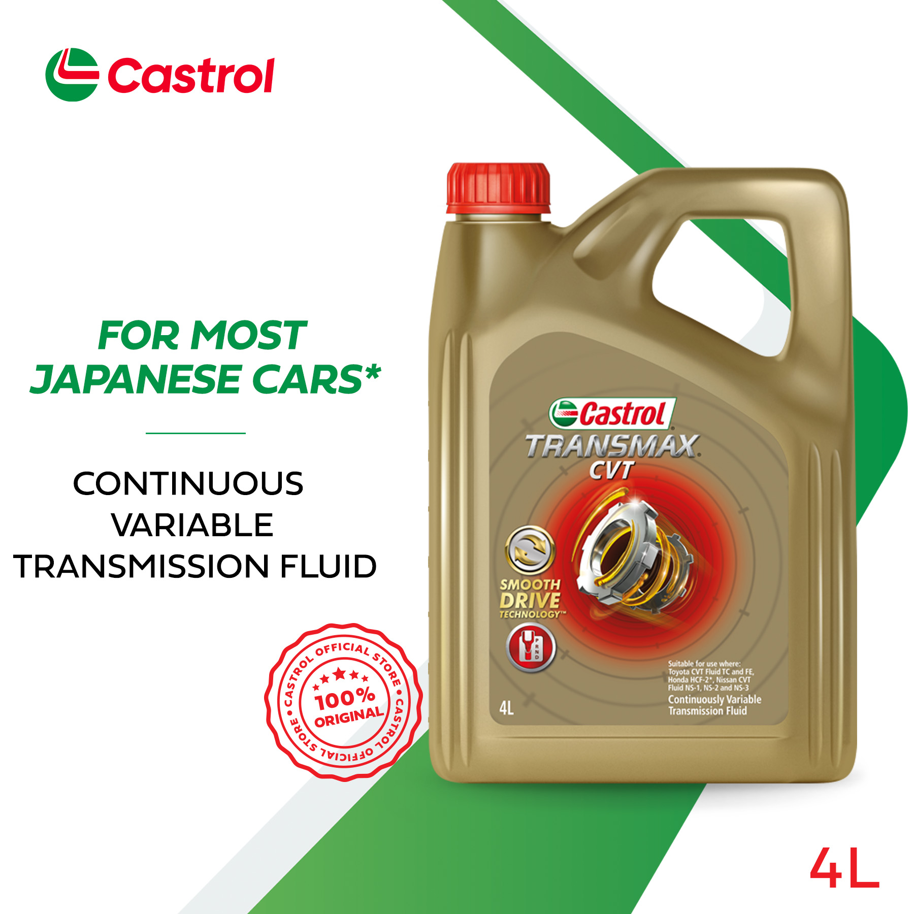 Castrol Transmax CVT Transmission Fluids (4L) | Lazada Singapore