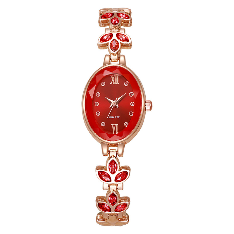 【Factory Store】New Full Diamond Luxury Women's Round Small Dial Fashion and Elegant Diamond-Embedded Bracelet Watch.