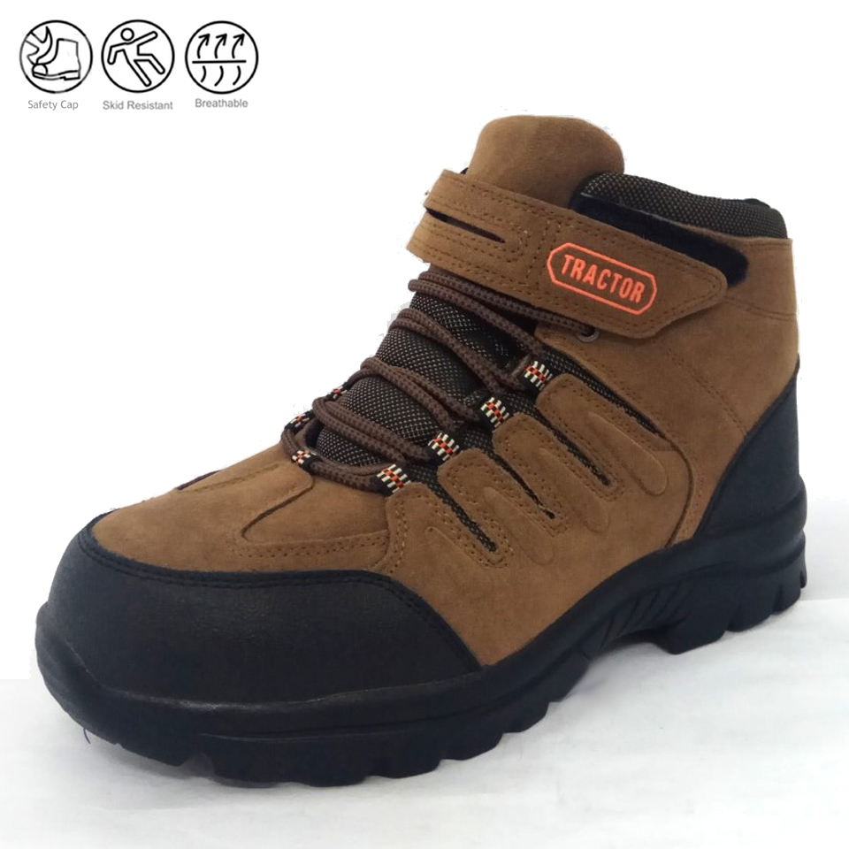 Tractor Safety Shoes High Cut Low Cut Steel Toe Pierce Proof Lazada