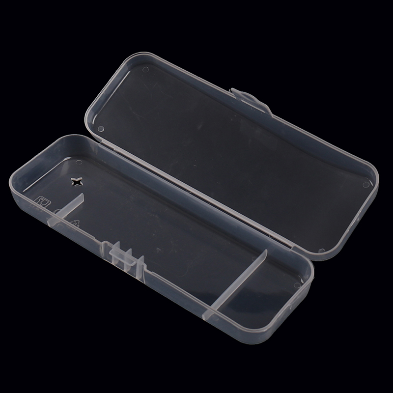 Practical Plastic Clear Transparent Collection Razor Cont Case Storage ...