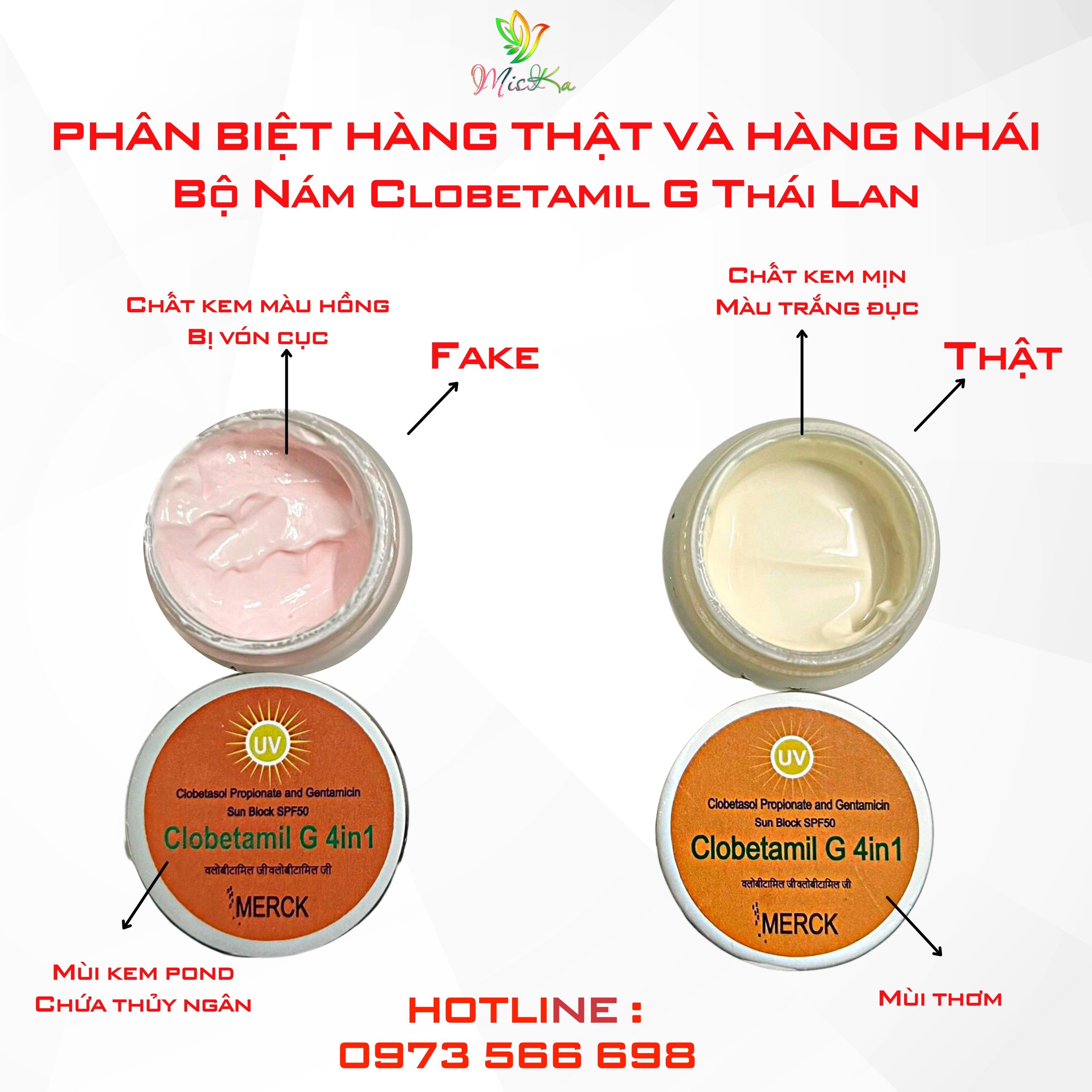 [CHÍNH HÃNG] Kem Nám Clobetamil G - Thái Lan