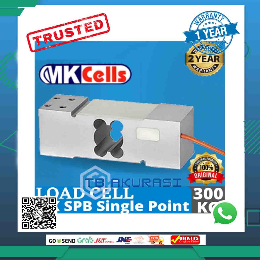 Load Cell Timbangan Digital MK-SPB 300kg, single poin load cell mk ...