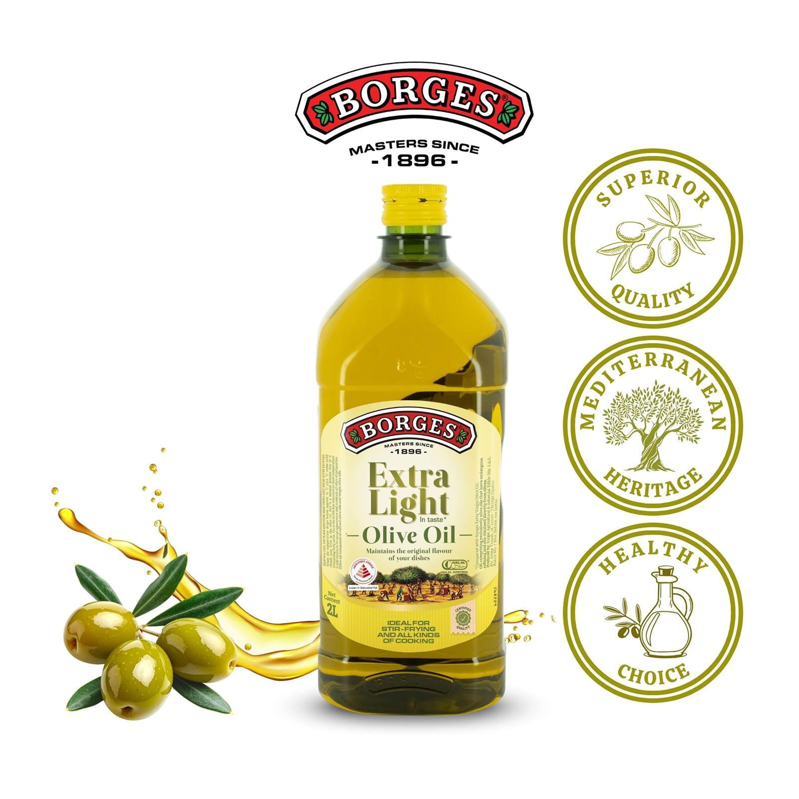 Borges Extra Light Olive Oil - 2L | Lazada Singapore