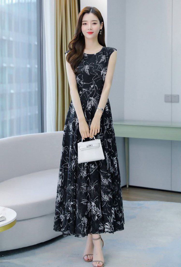 Đầm maxi hoa bi chìm KV28522