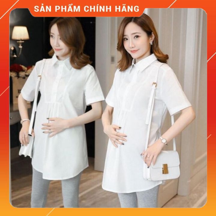 Áo bầu sơ mi-áo bầu thời trang