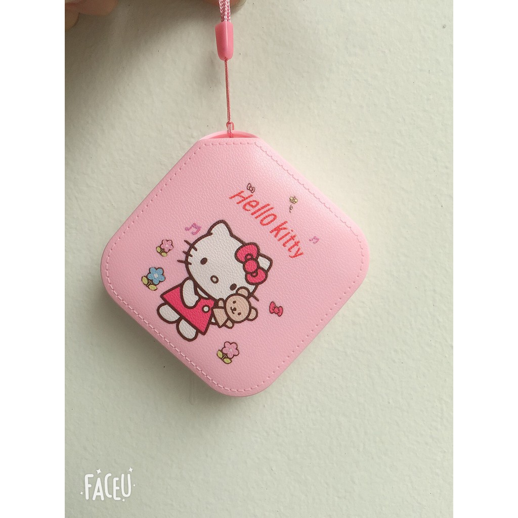 Sạc dự phòng mini kèm cáp sạc_sạc dự phòng cute-kiểu dáng hot trend