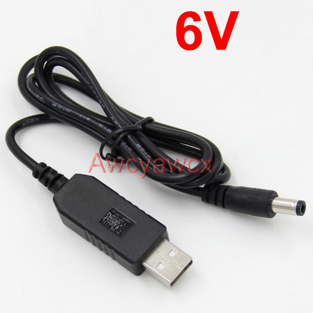 USB DC 5V to 12V 9V 6V step up cable module connector power adapter Boost Converter Transformer supply charger Regulator router wifi mobile bank LED 5.5mm plug.
