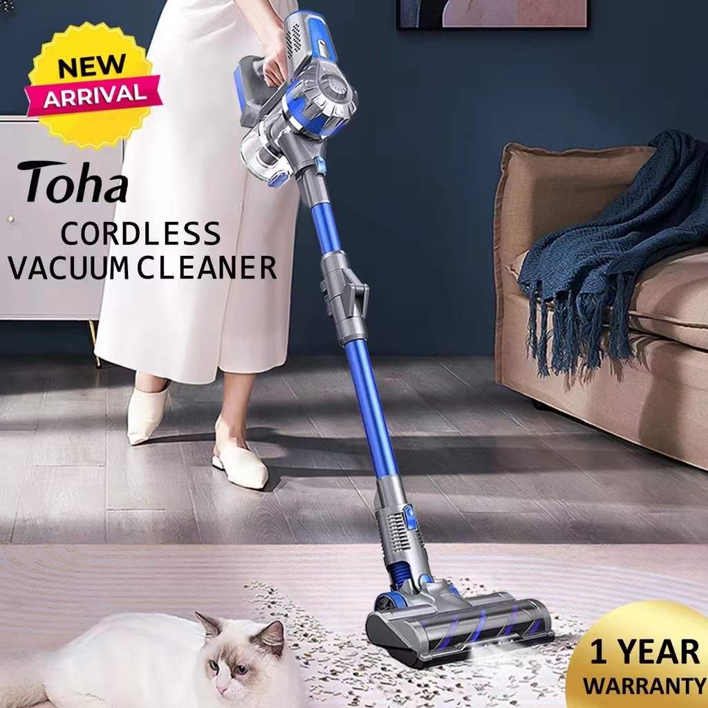 Vacuum Cleaner Wireless Cordless Toha Tornado one key bending hepa