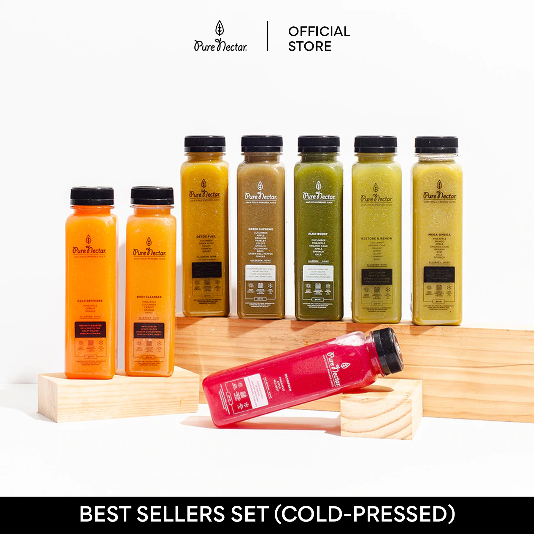 Pure Nectar Best Sellers (Cold Pressed) set Lazada PH