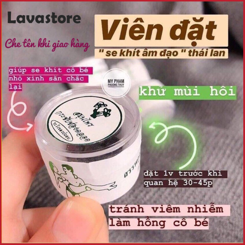 Viên đặt se khít phụ khoa Thái Lan [Chính hãng- Che tên]