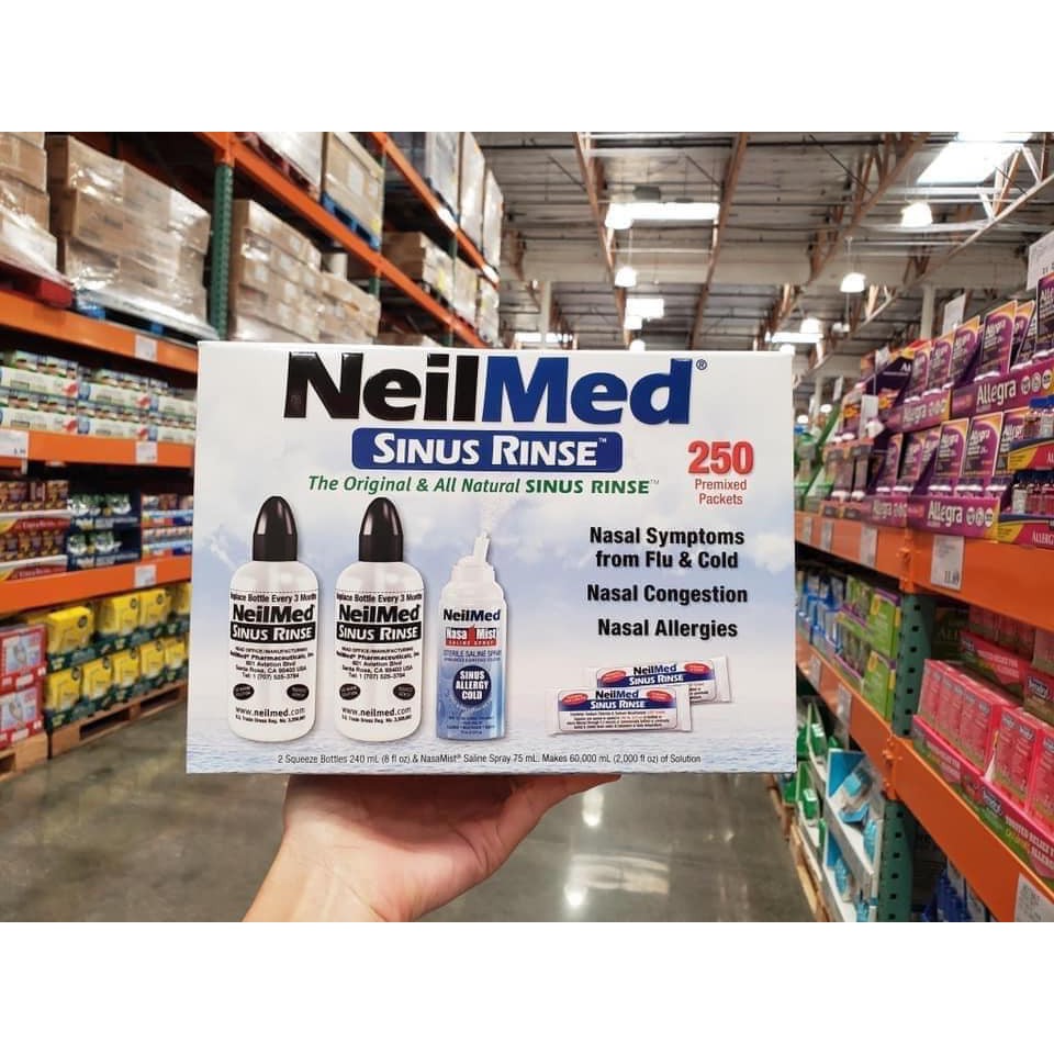 Bộ xịt rửa mũi Neilmed Mỹ