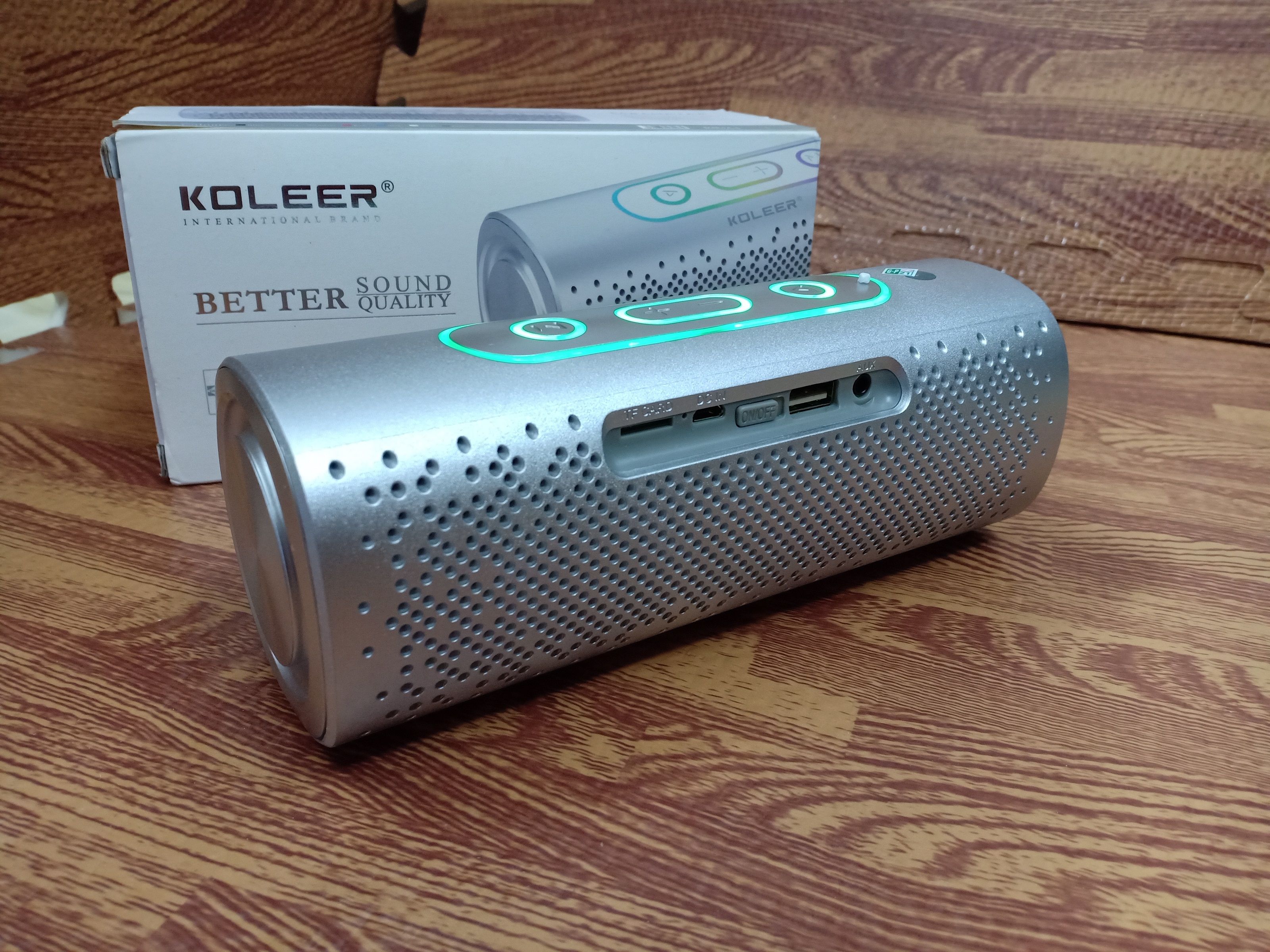 Loa Bluetooth Koleer Bass nén âm thanh cực đỉnh