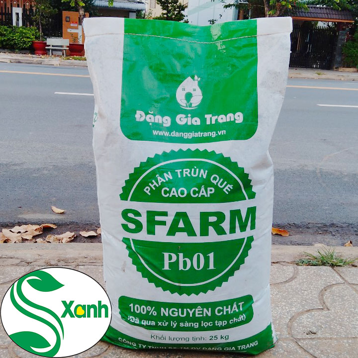 Phân trùn quế Sfarm Nguyên Chất 100%