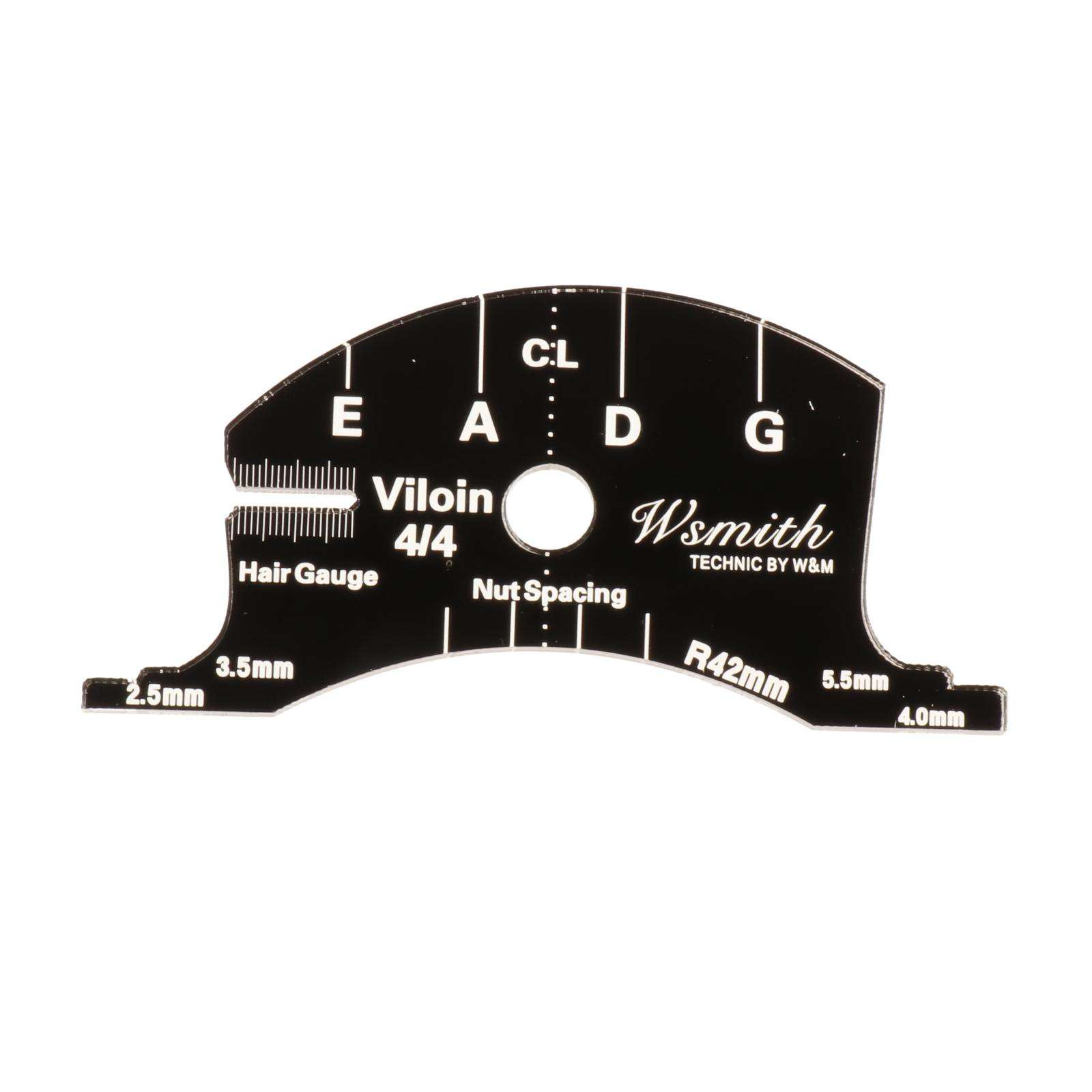 Violin Bridge Mold Template Reference Repair For 1/2 3/4 4/4 Size Violins