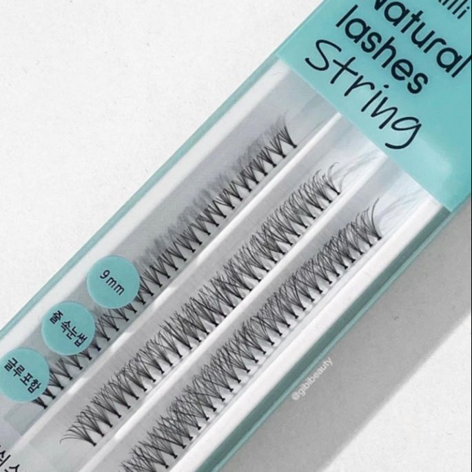 [KÈM KEO DÁN MI] Mi giả FILLIMILLI Natural Lashes String 9mm