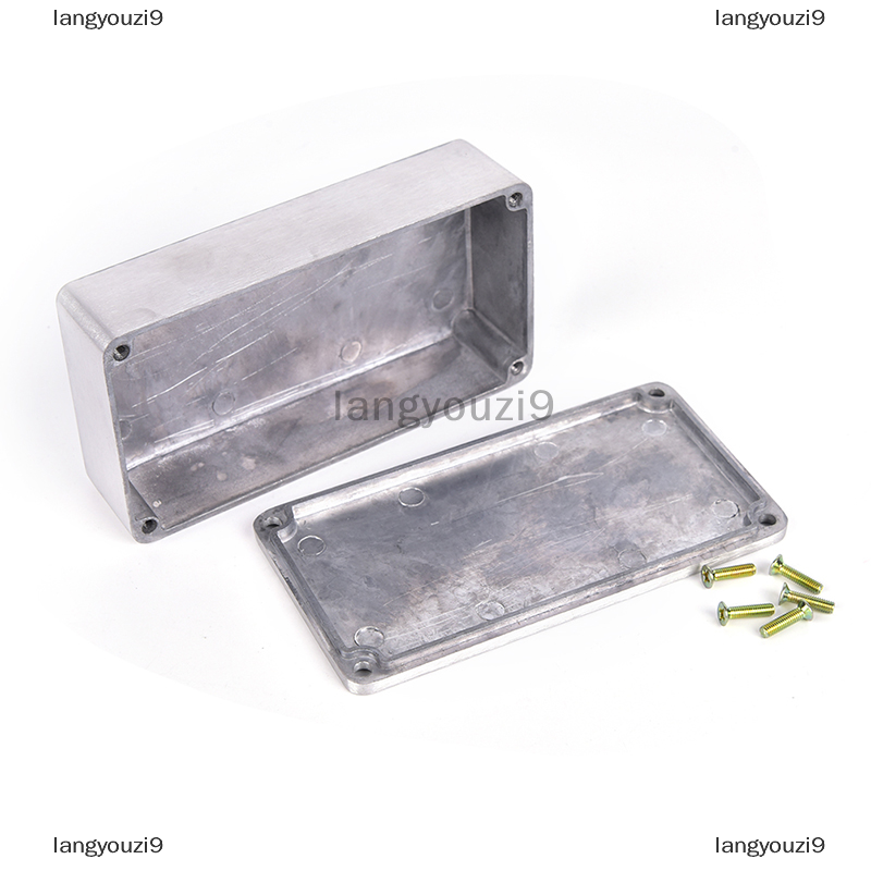 Langyouzi9 Hộp đựng bàn đạp hiệu ứng 1590b bằng nhôm cho hộp nhạc cụ