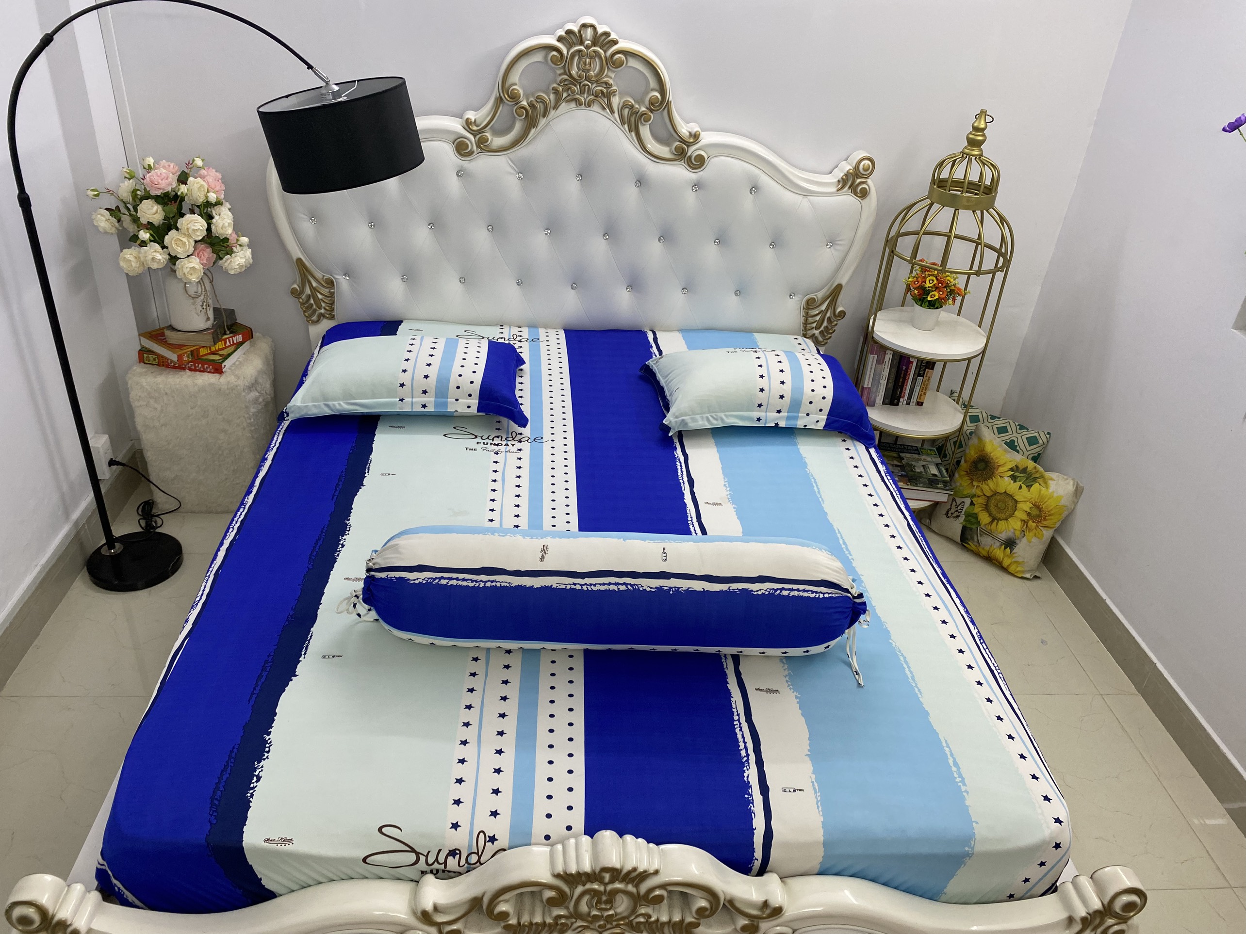 Cool Korean Elastic Sheet Set { 4 Pieces } All Sizes