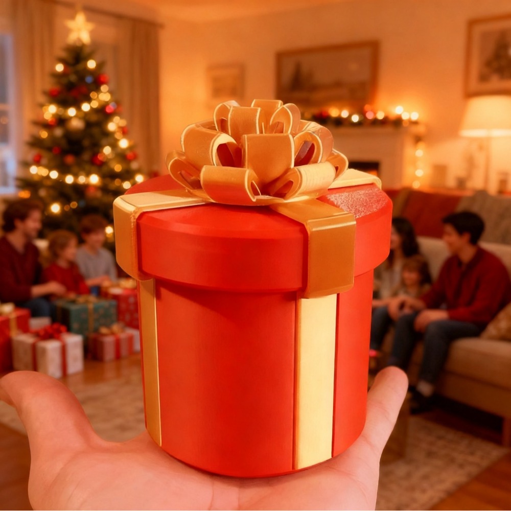 Money Present 3D Printed Annoying Nested Screw Gift Box Prank Nesting ...