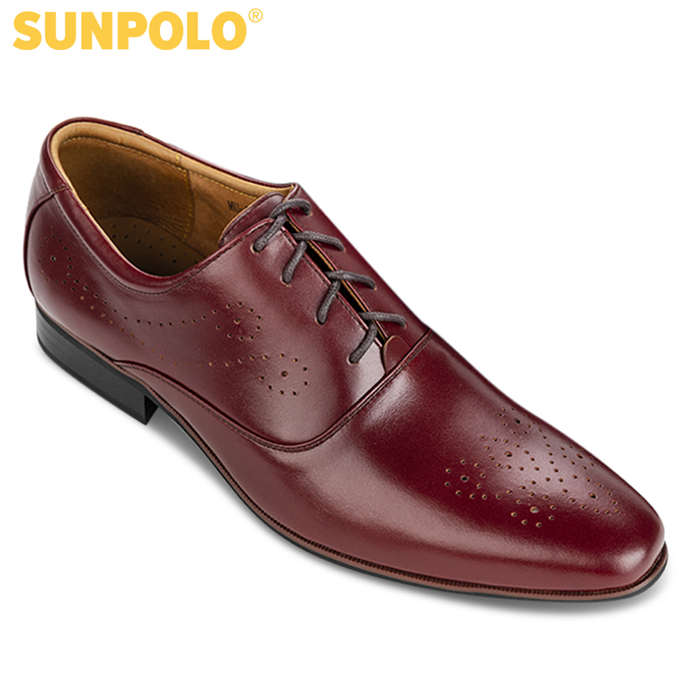 Handmade men leather formal shoes SUMU0038 (black, brown, red)