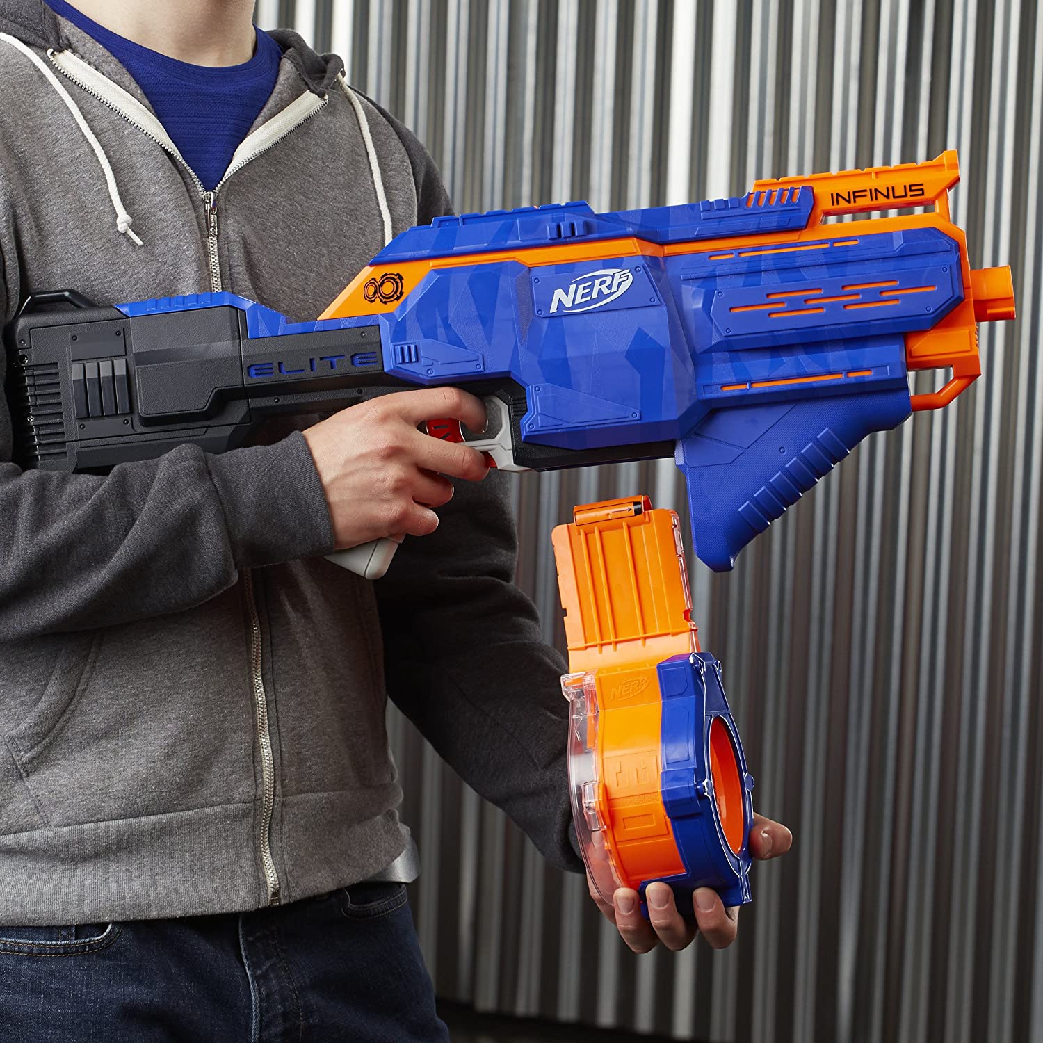 NERF HYPERFIRE ELITE & INFINUS トイガンセット Nerf N Strike Elite