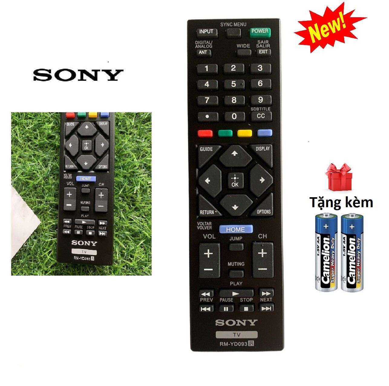 [HCM]Universal Replacement Remote Control For SONY TV RM-L1185 (Đen)