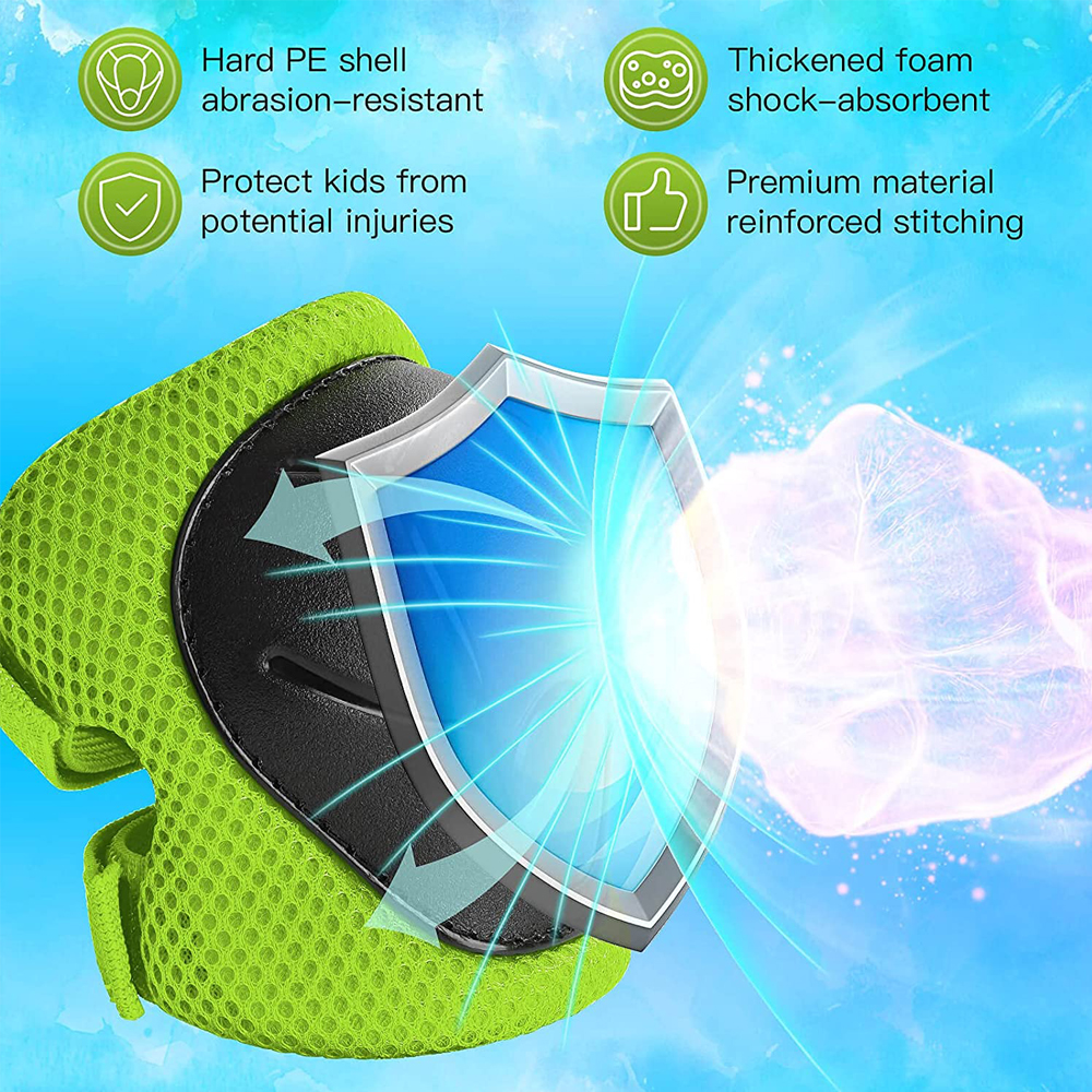 NEW%20%E3%80%90Special%20offer%E3%80%91Knee%20and%20Elbow%20Pads%20Wrist%20Guards%203%20in%201%20Kids%20Protective%20Gear%20Set%20for%20BMX%20Inline%20Roller%20Skating%20Bike%20Rollerblading%20Riding%20Sports%20-%20Image%205
