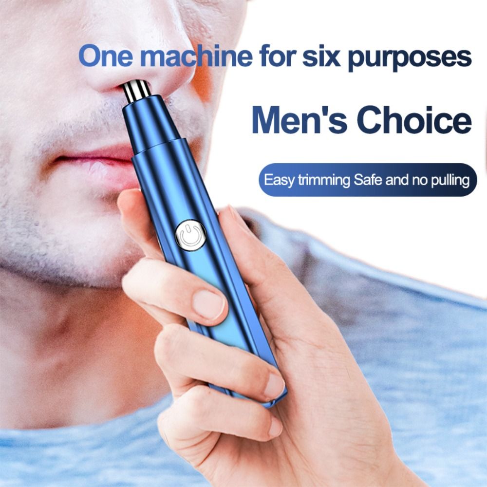 Pocket Size Nose and Ear Hair Trimmers Shaving Nose Trimmer Nose Hair Device Automatic Electric Nose Hair Trimming for Men Electric Nose Hair Clipper.