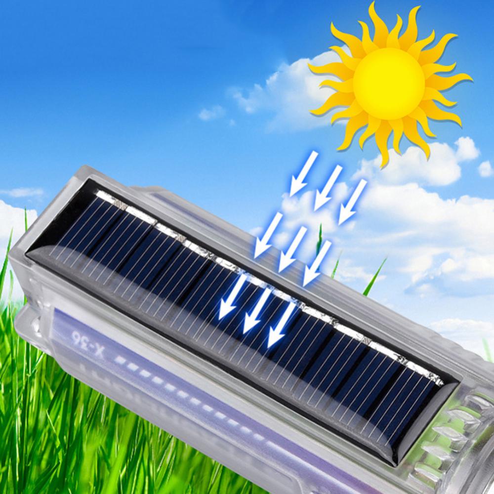 1800mAh Mini LED Flashlight Type-C Solar Rechargeable 200LM Multifunctional Torch Camping Lantern Floodlight