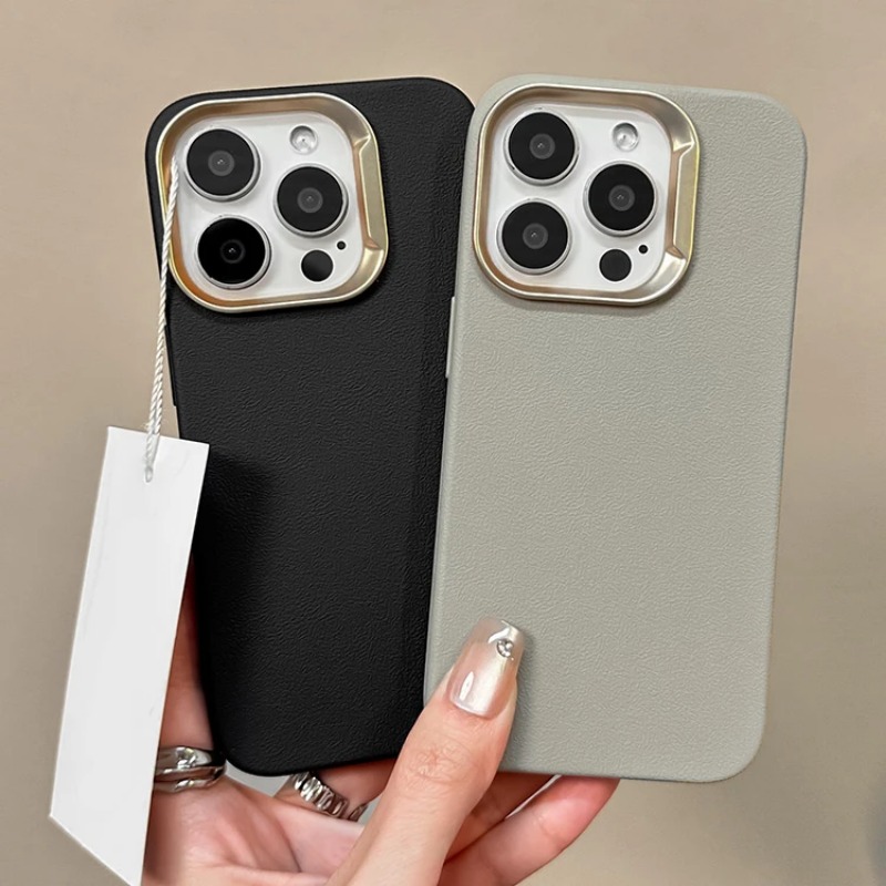 HOCE%20Leather%20Texture%20Phone%20Cases%20For%20iPhone%2016%2015%2014%2013%2012%20Pro%20Max%2016%20Plus%20Case%20Solid%20Color%20Shockproof%20Soft%20Silicone%20Matte%20Cover%20-%20Image%208