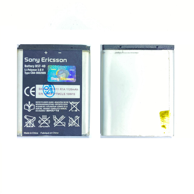 Pin điện thoại sony p1i / w900i / p990 / p990i / p990c / p1c / bst-40