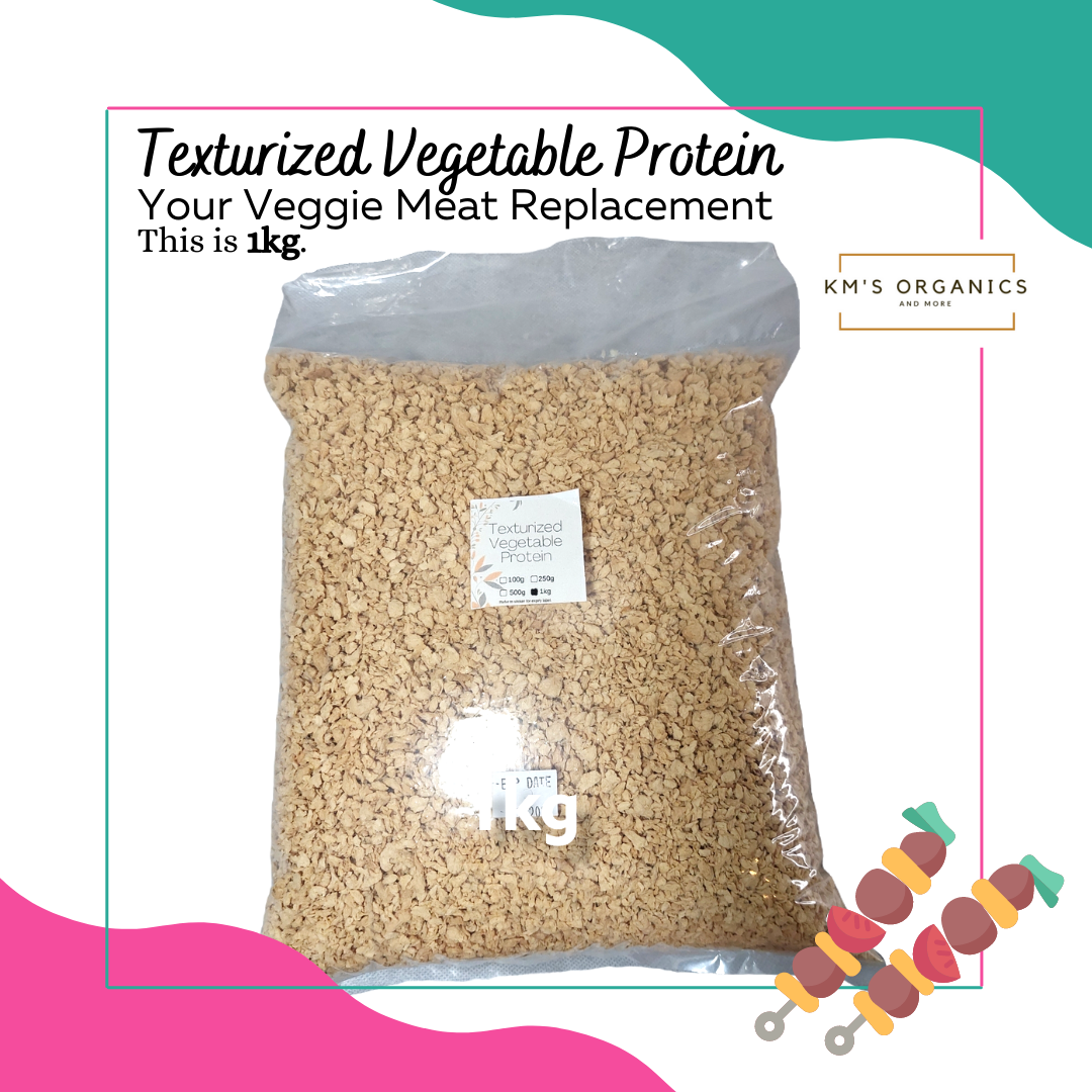1 kilo Texturized Vegetable Protein TVP Granules Meat Replacer
